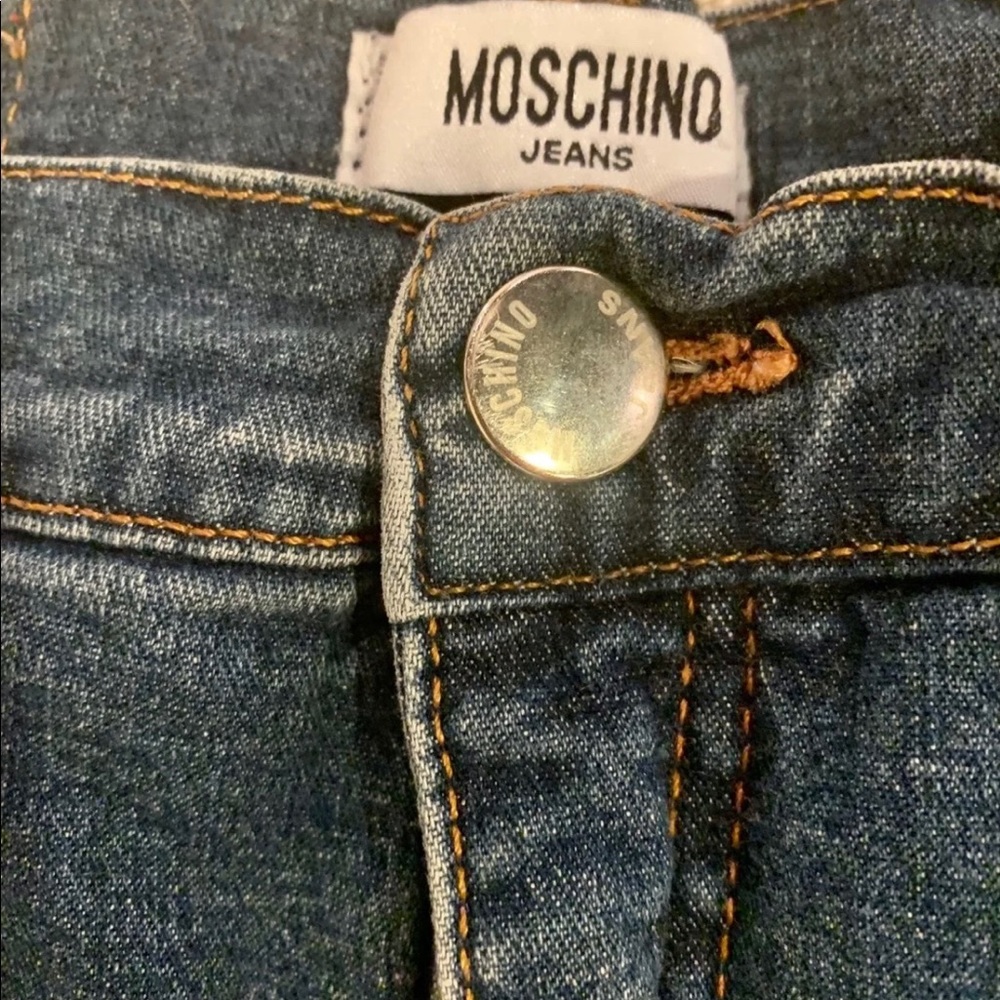 Authentic MOSCHINO Jean shorts RARE - Picture 3 of 5